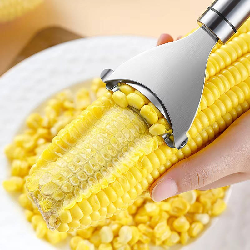 Super Fast Corn Peeler – Stainless Steel Kitchen Tool