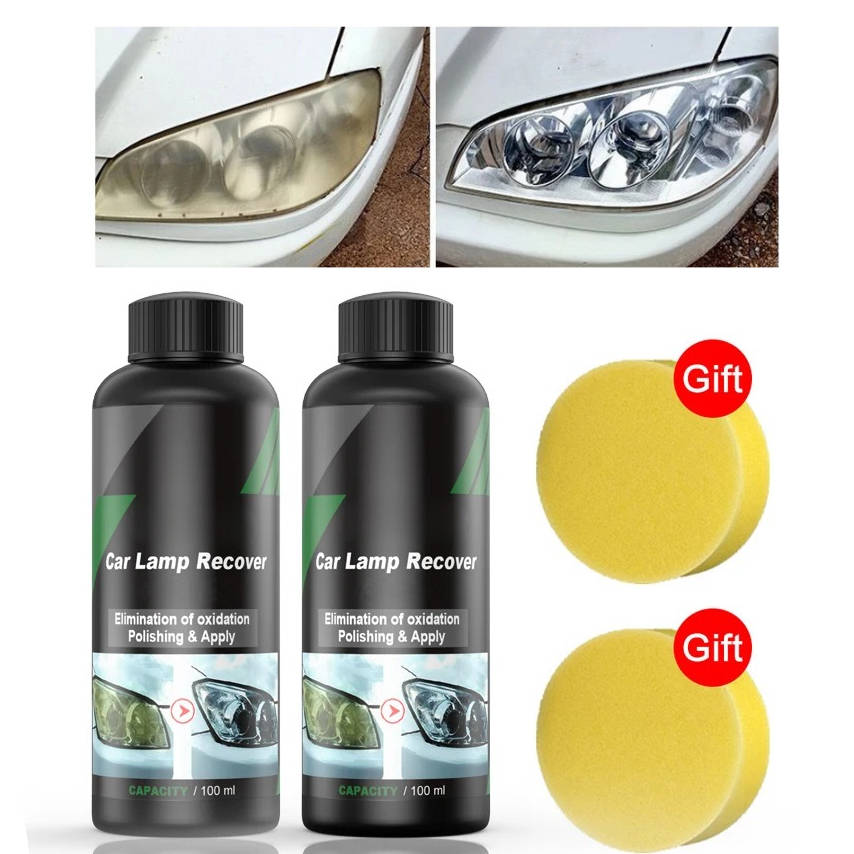 Crystal Clear Headlight Restoration Kit (Set of 2)
