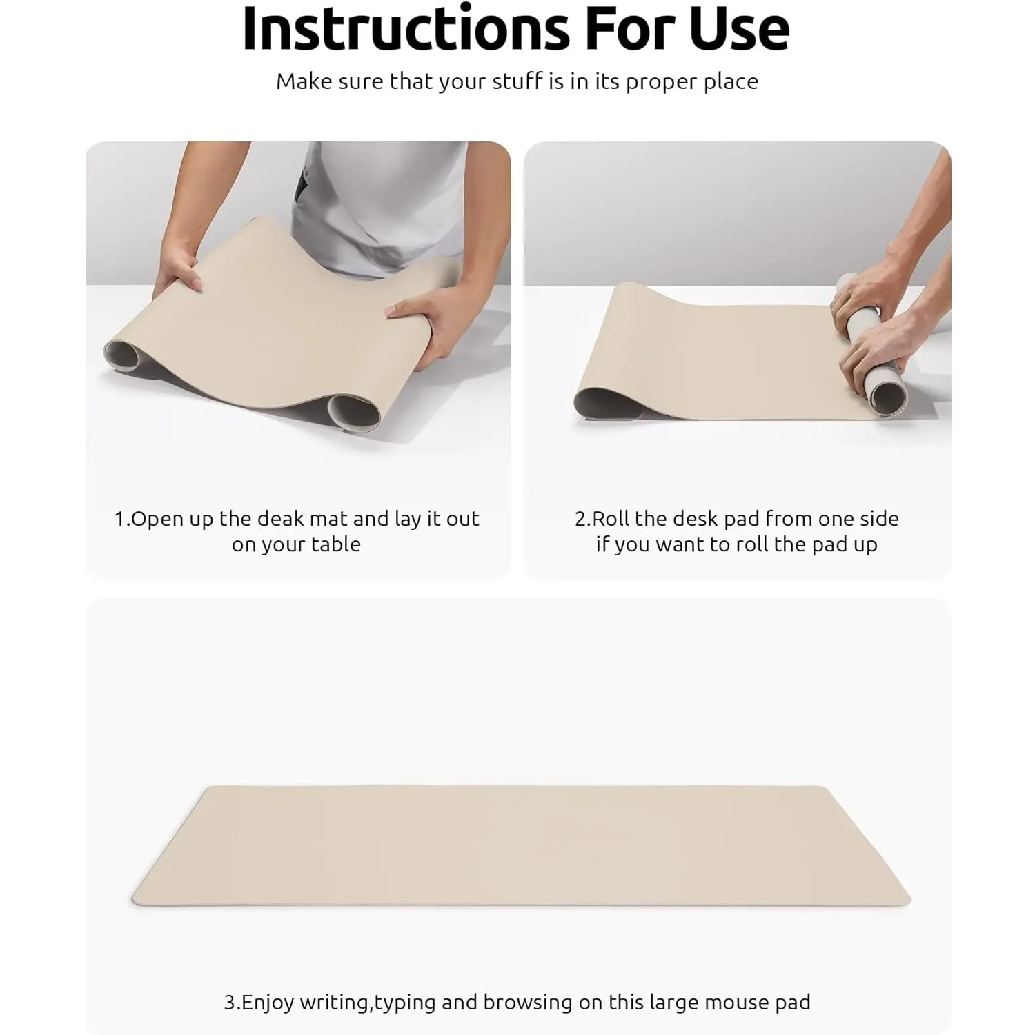 Luxe Leather Desk Mat