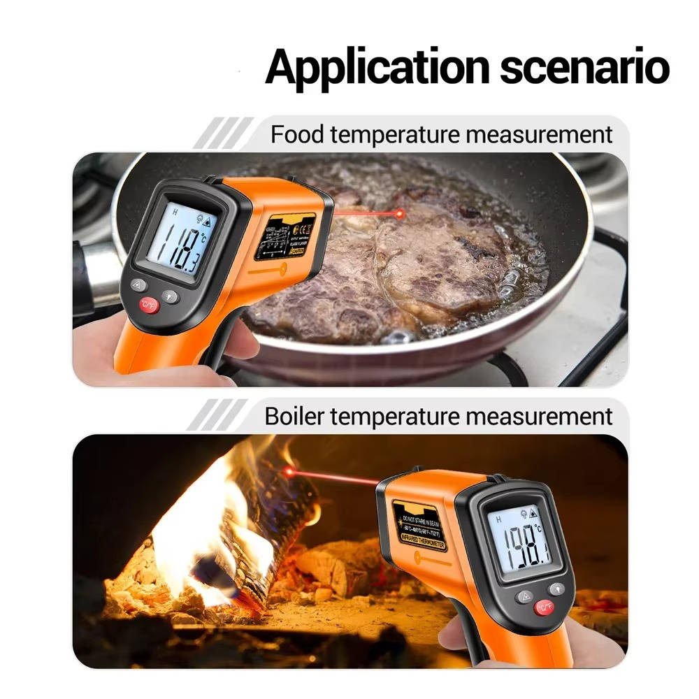 Infrared Laser Thermometer – All-in-One Digital Temperature Gun
