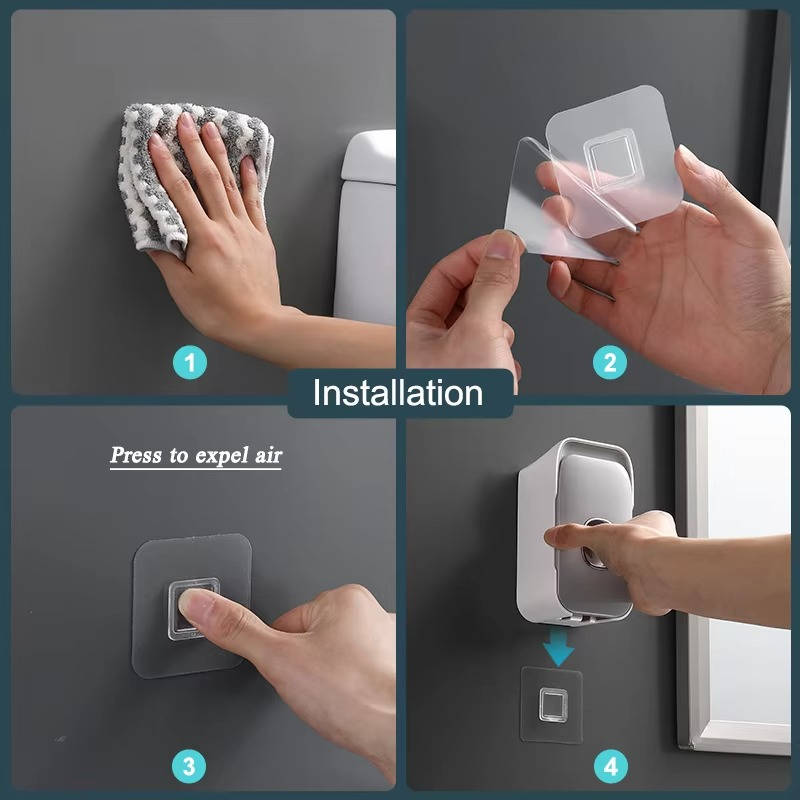 Automatic Wall-Mounted Toothpaste Dispenser – Hands-Free & Hygienic