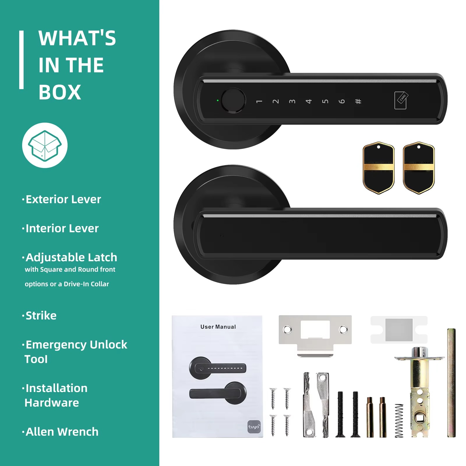 Keyless Entry Door Lock with Handle – Smart Digital Security