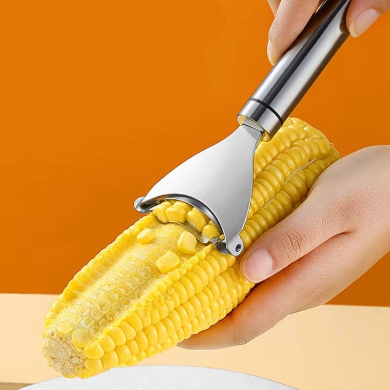 Super Fast Corn Peeler – Stainless Steel Kitchen Tool