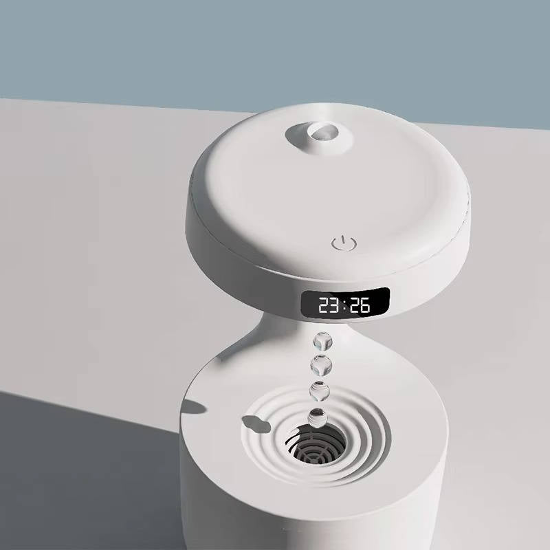 Small Humidifier with LED Display – Quiet Air Moisturizer for Home & Office