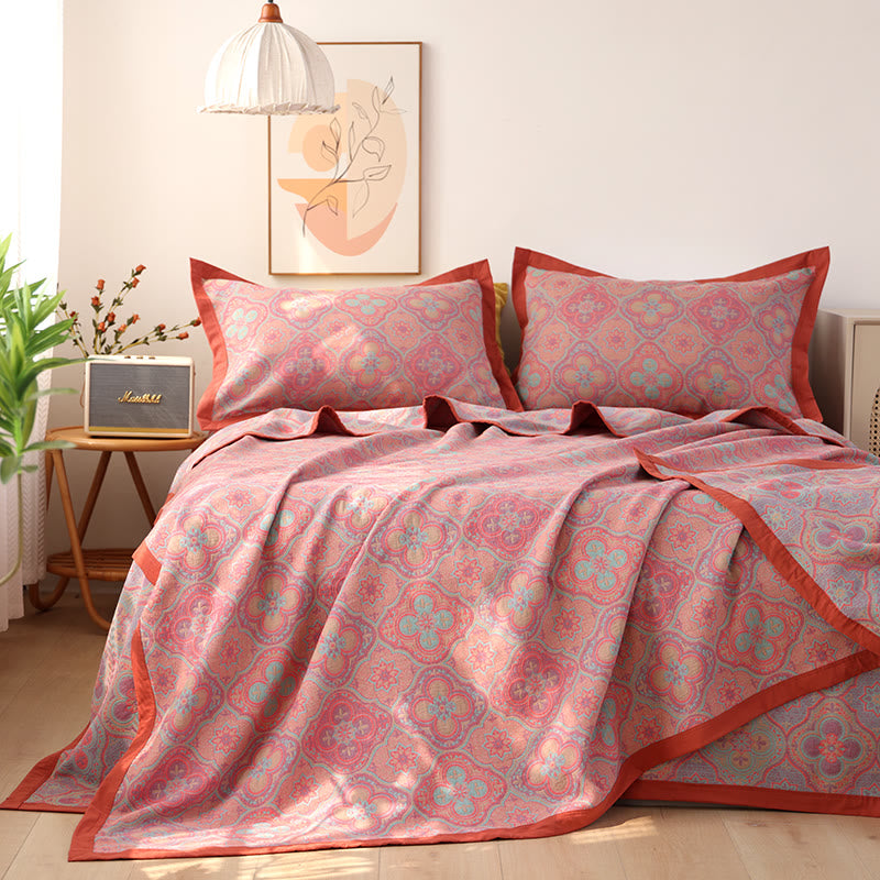 Petal Stitch Organic Cotton Reversible Quilt