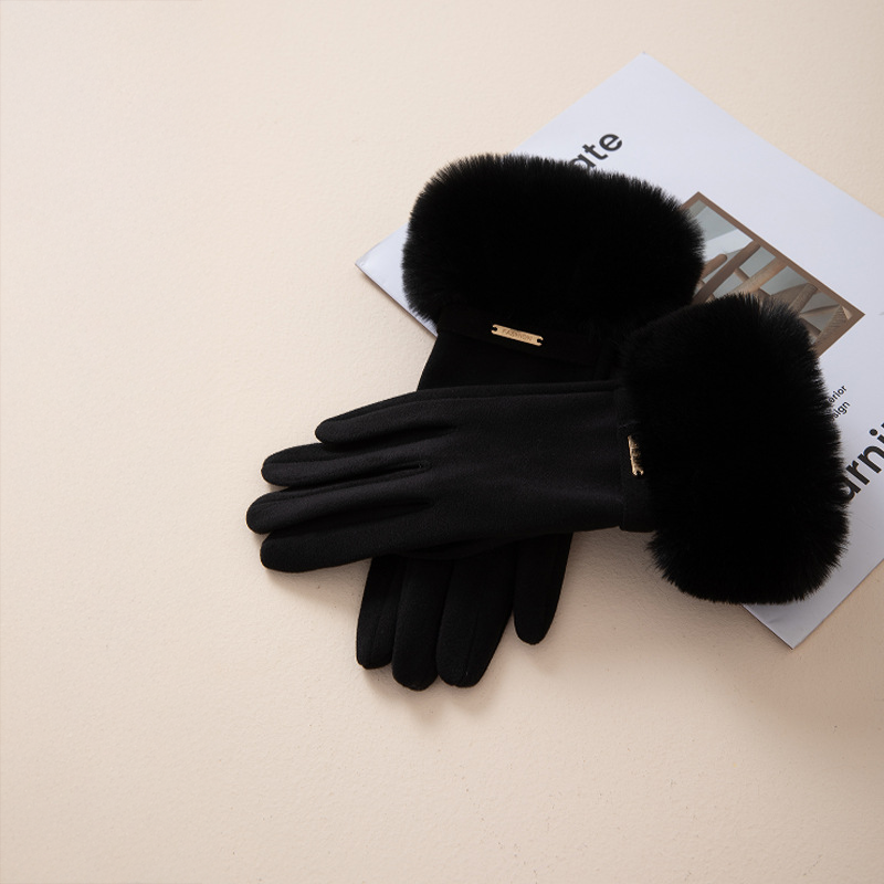 Brindon Faux-Fur Winter Gloves