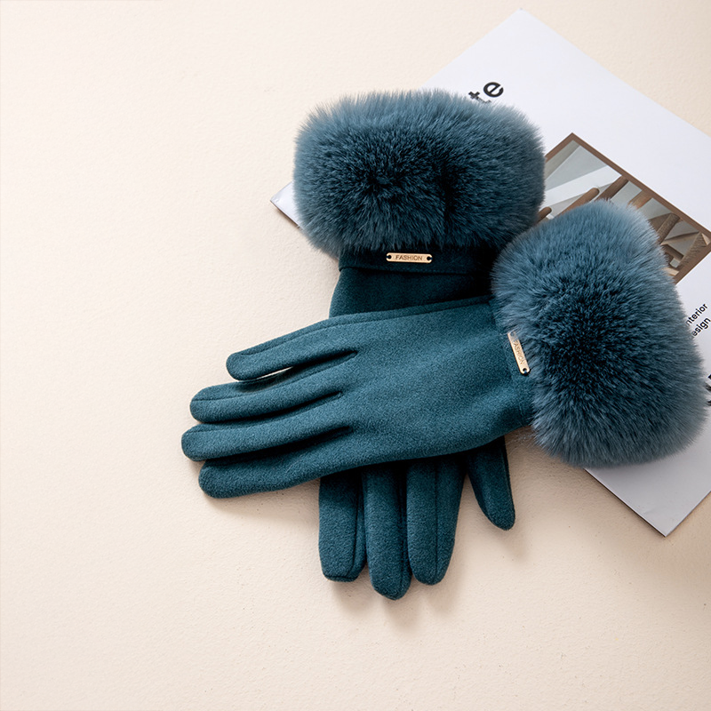 Brindon Faux-Fur Winter Gloves