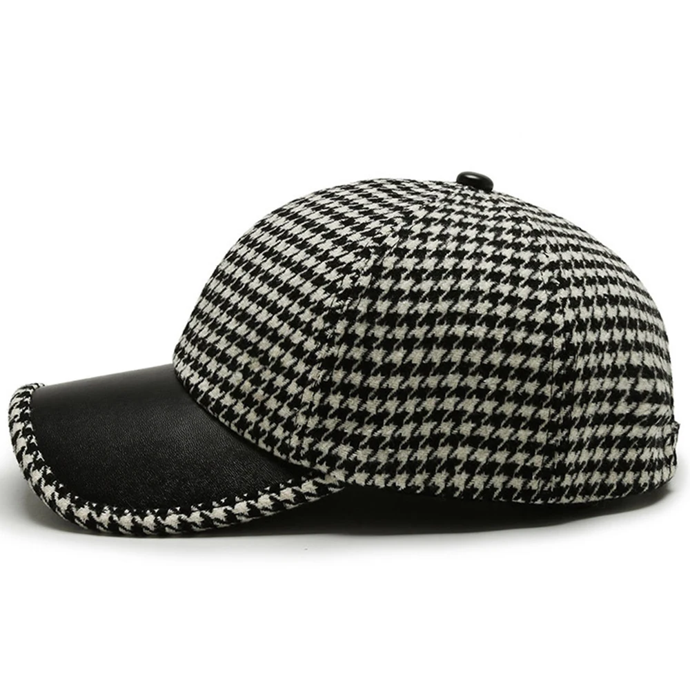 Riverton Wool-Blend Check Cap