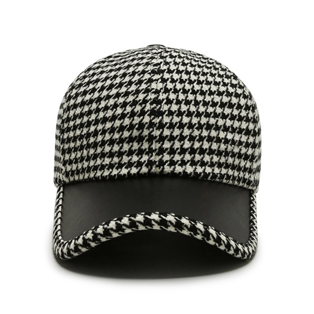 Riverton Wool-Blend Check Cap