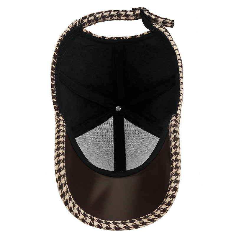 Riverton Wool-Blend Check Cap