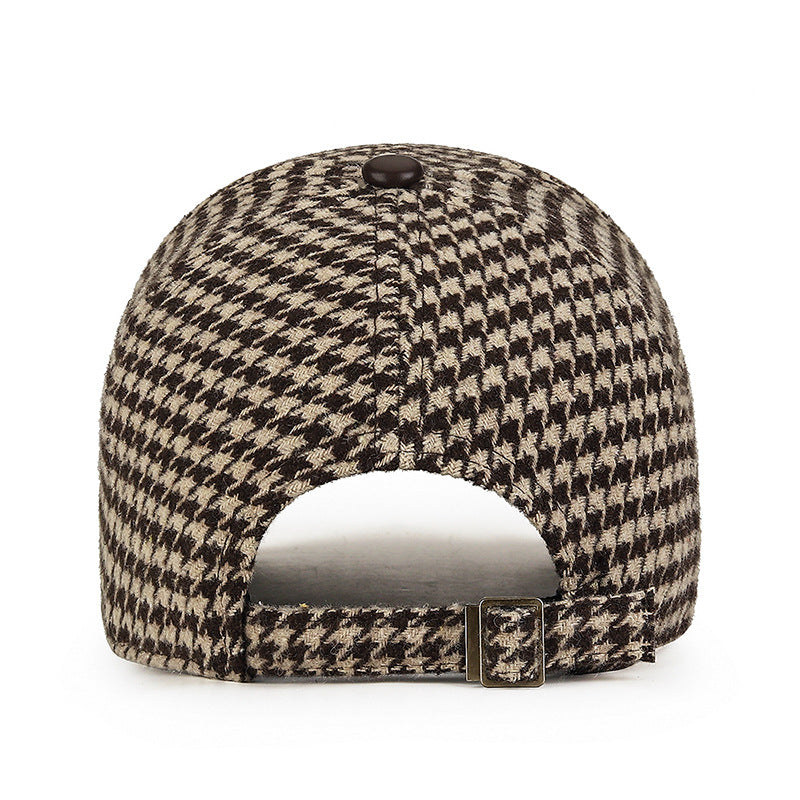 Riverton Wool-Blend Check Cap