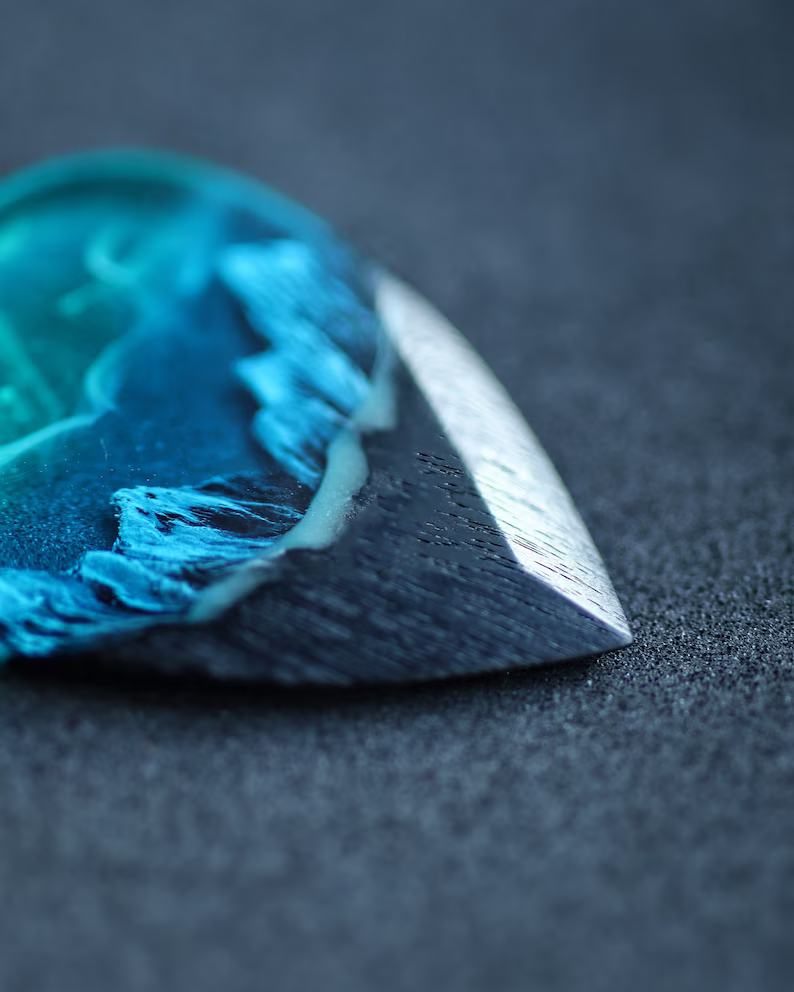Aurora Resin Guitar Pick