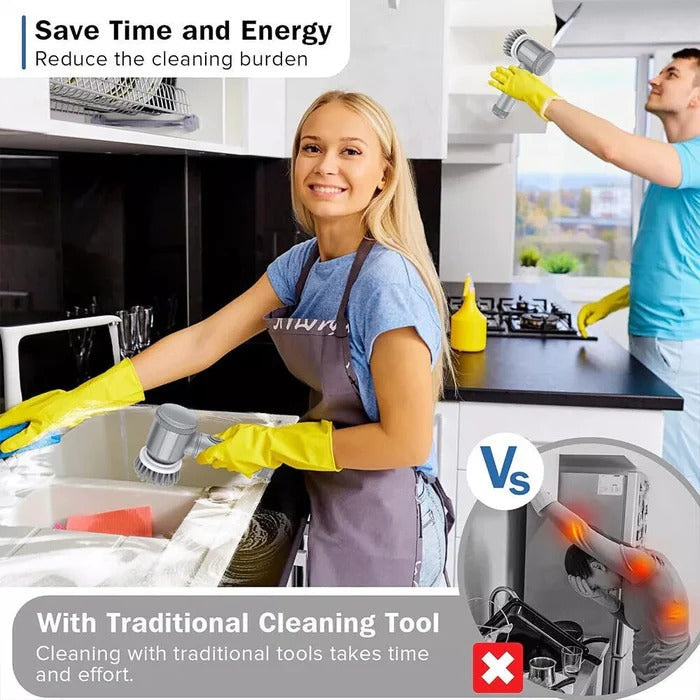 Electric Turbo Cleaning Scrubber