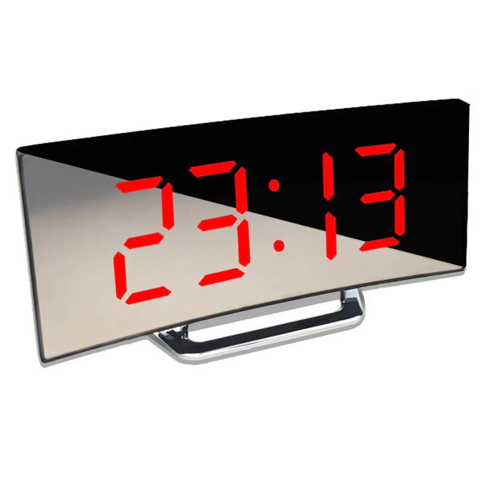 Curved LED Digital Clock