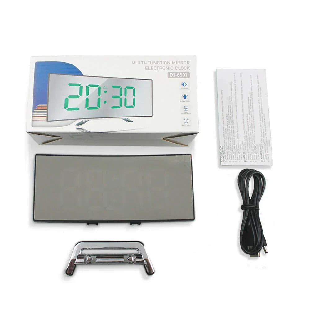 Curved LED Digital Clock