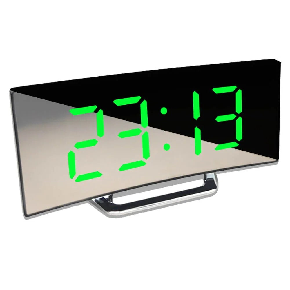 Curved LED Digital Clock
