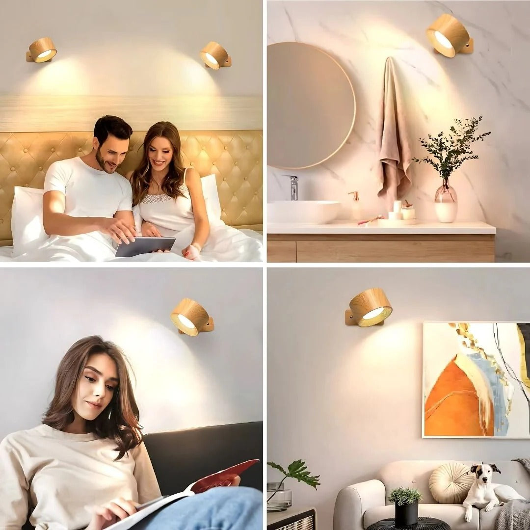 360° Rotating Rechargeable Wall Light