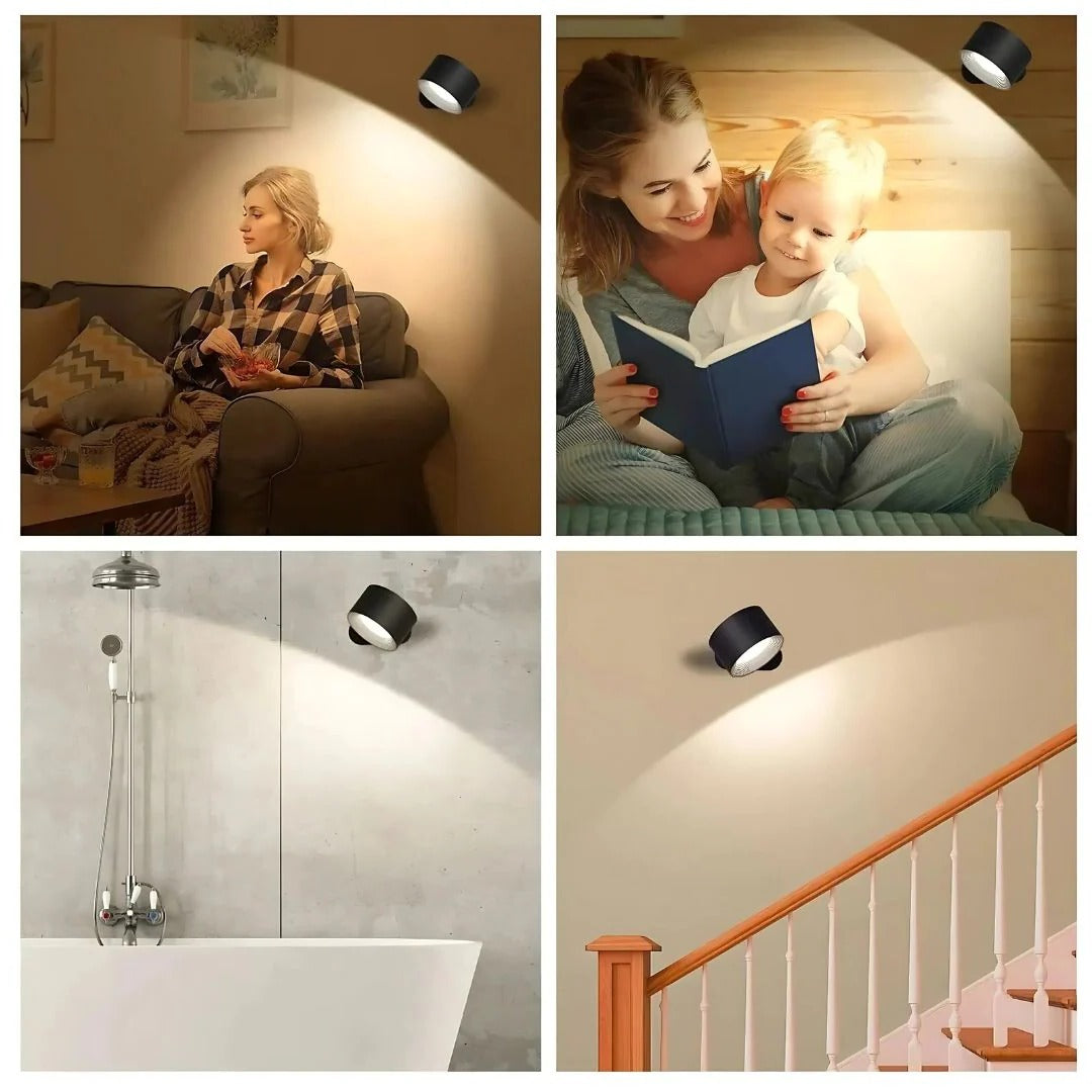 360° Rotating Rechargeable Wall Light