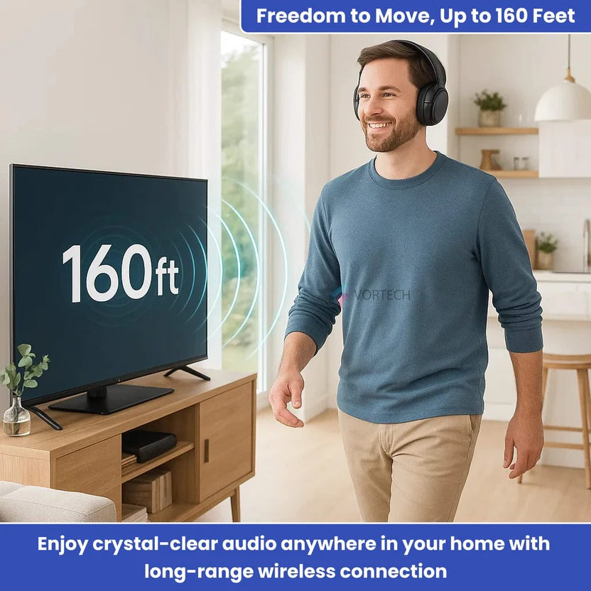 Wireless TV Headphones