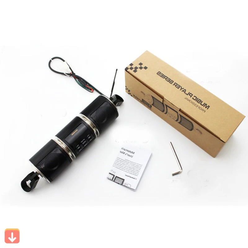 Motorcycle Bluetooth Speaker with FM Radio