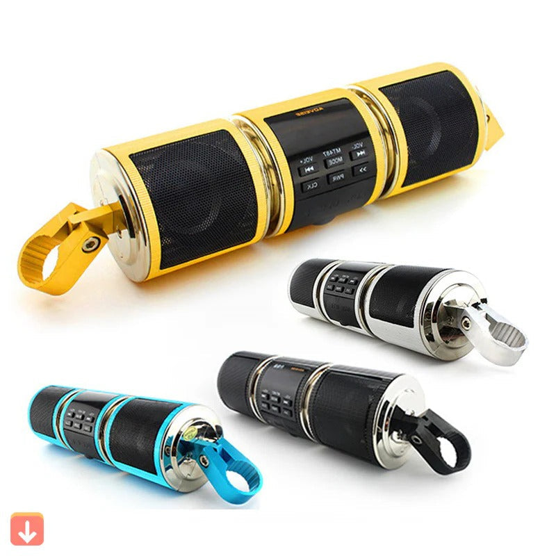 Motorcycle Bluetooth Speaker with FM Radio