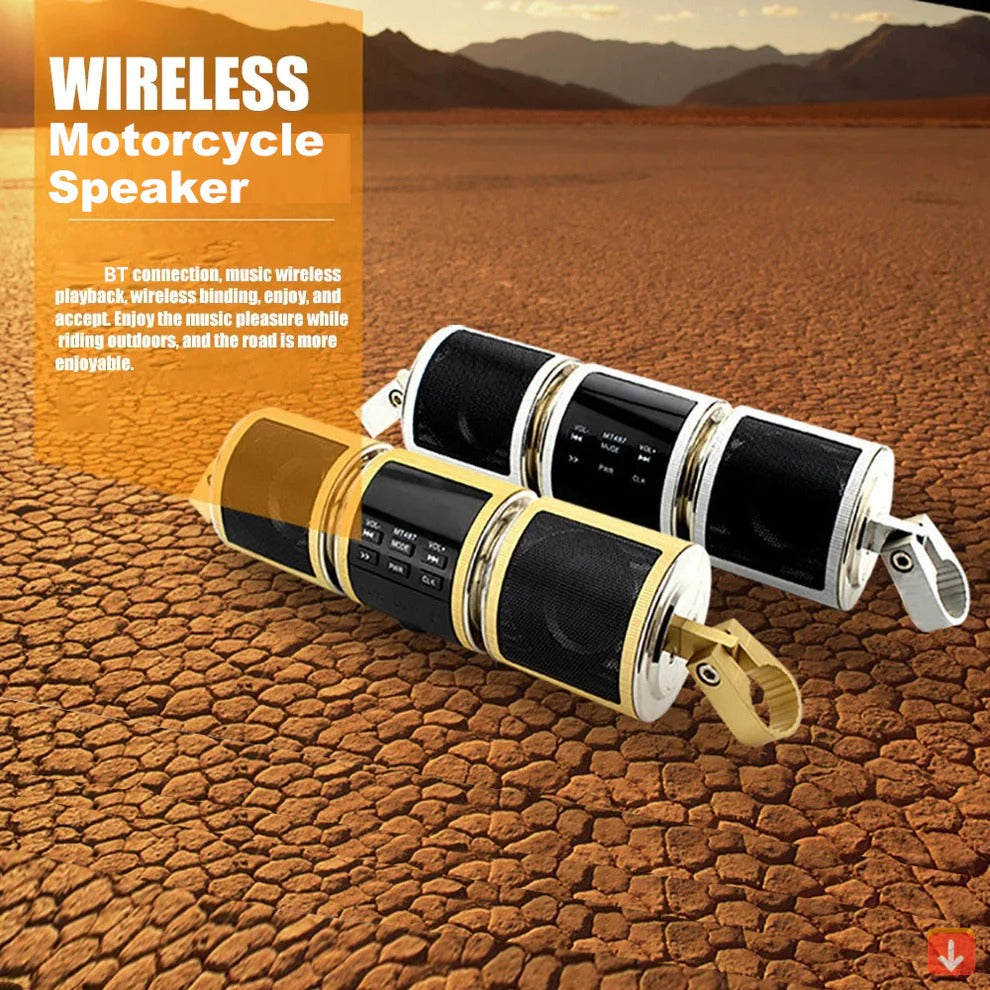 Motorcycle Bluetooth Speaker with FM Radio