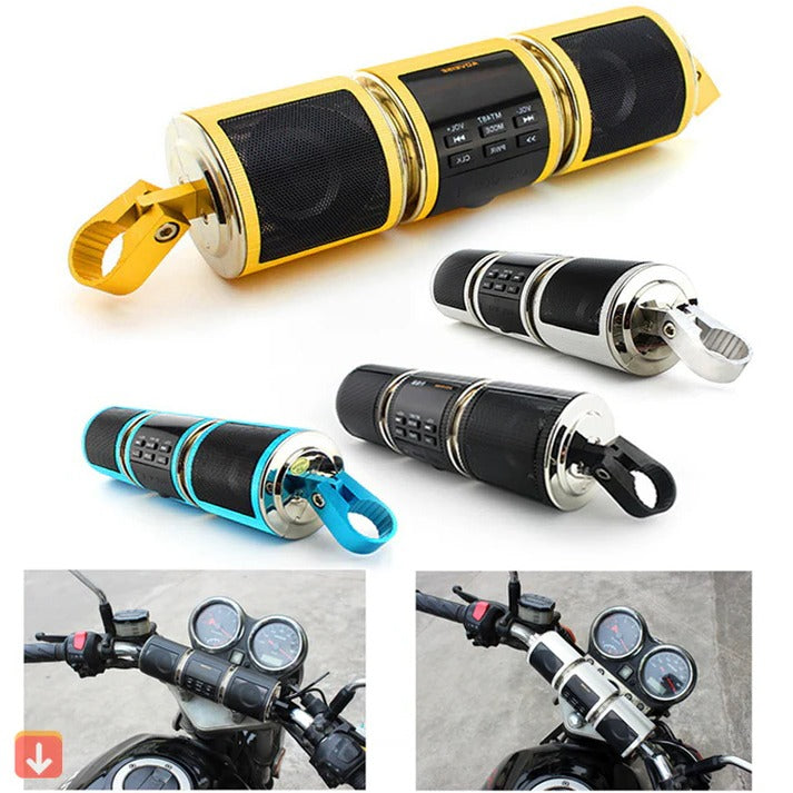 Motorcycle Bluetooth Speaker with FM Radio