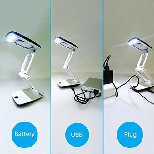 Full-Page Floor Magnifying Lamp – Hands-Free