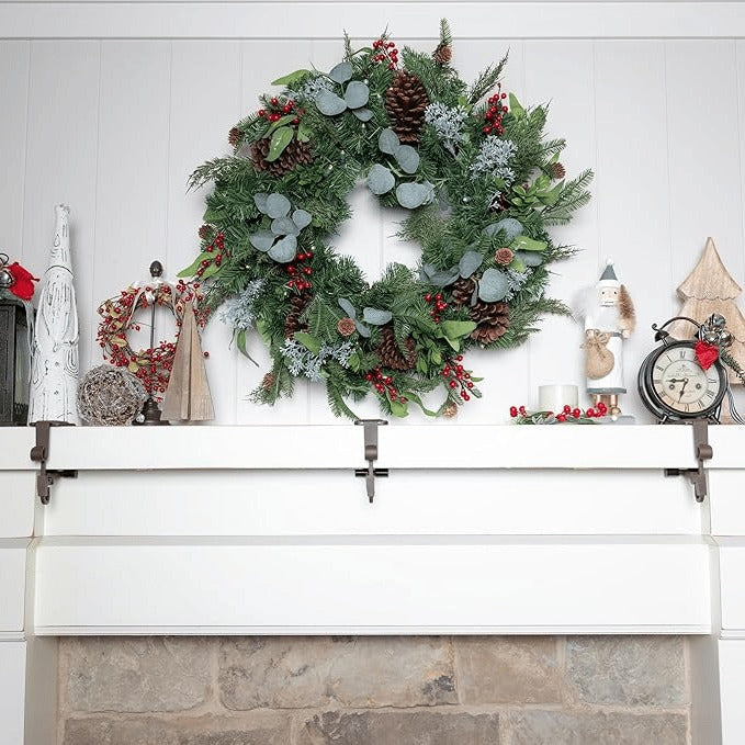 Garland Christmas Stocking Holders for Mantle – Strong & Stylish Holiday Hangers
