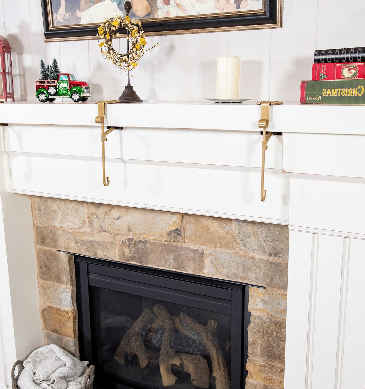 Garland Christmas Stocking Holders for Mantle – Strong & Stylish Holiday Hangers