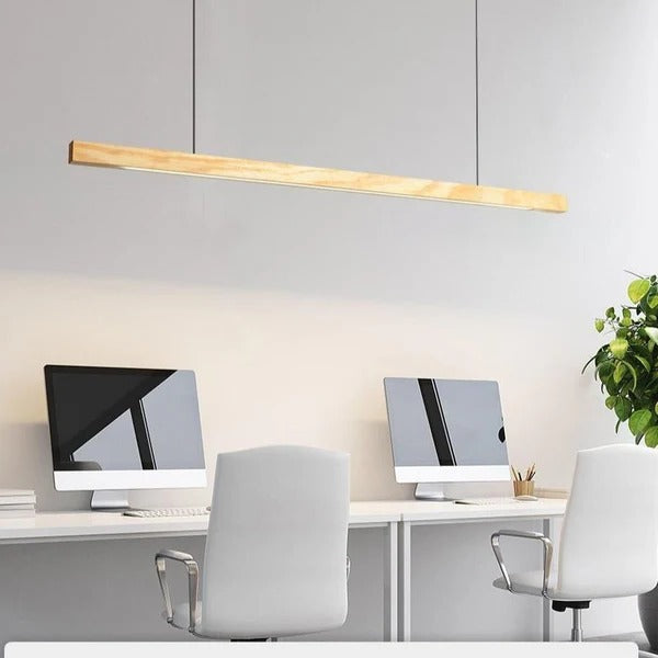 Modern Wooden LED Pendant Light