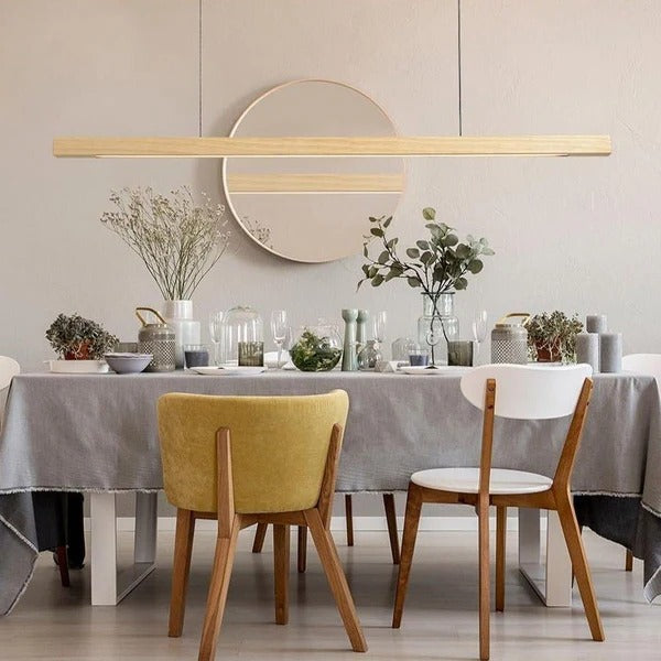 Modern Wooden LED Pendant Light