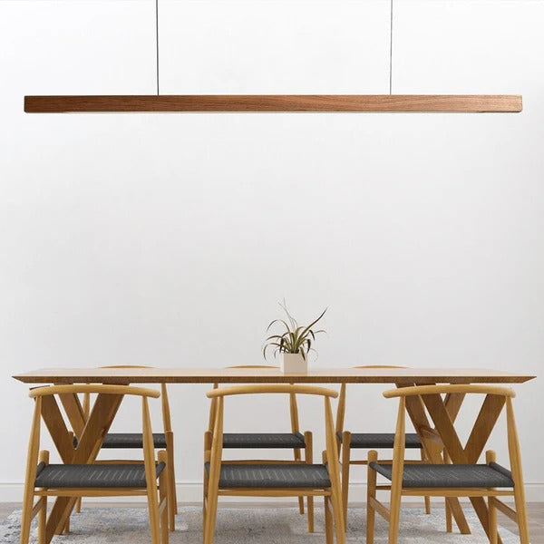 Modern Wooden LED Pendant Light