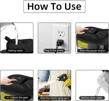 Portable High-Pressure Steam Cleaner