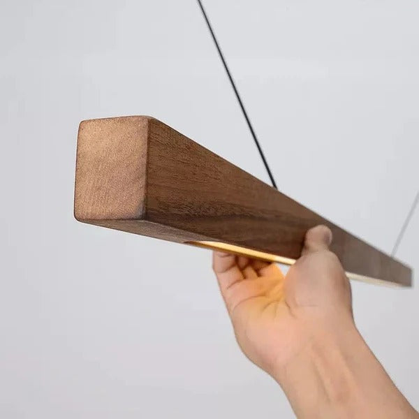 Modern Wooden LED Pendant Light
