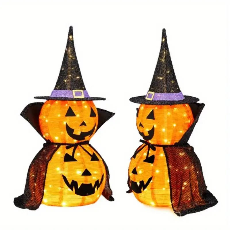 Collapsible LED Pumpkin Garden Decoration Set