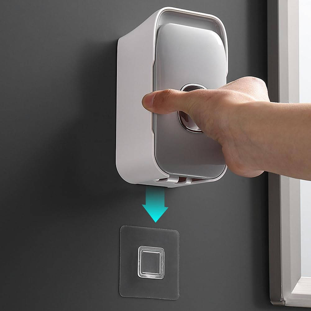 Automatic Wall-Mounted Toothpaste Dispenser – Hands-Free & Hygienic