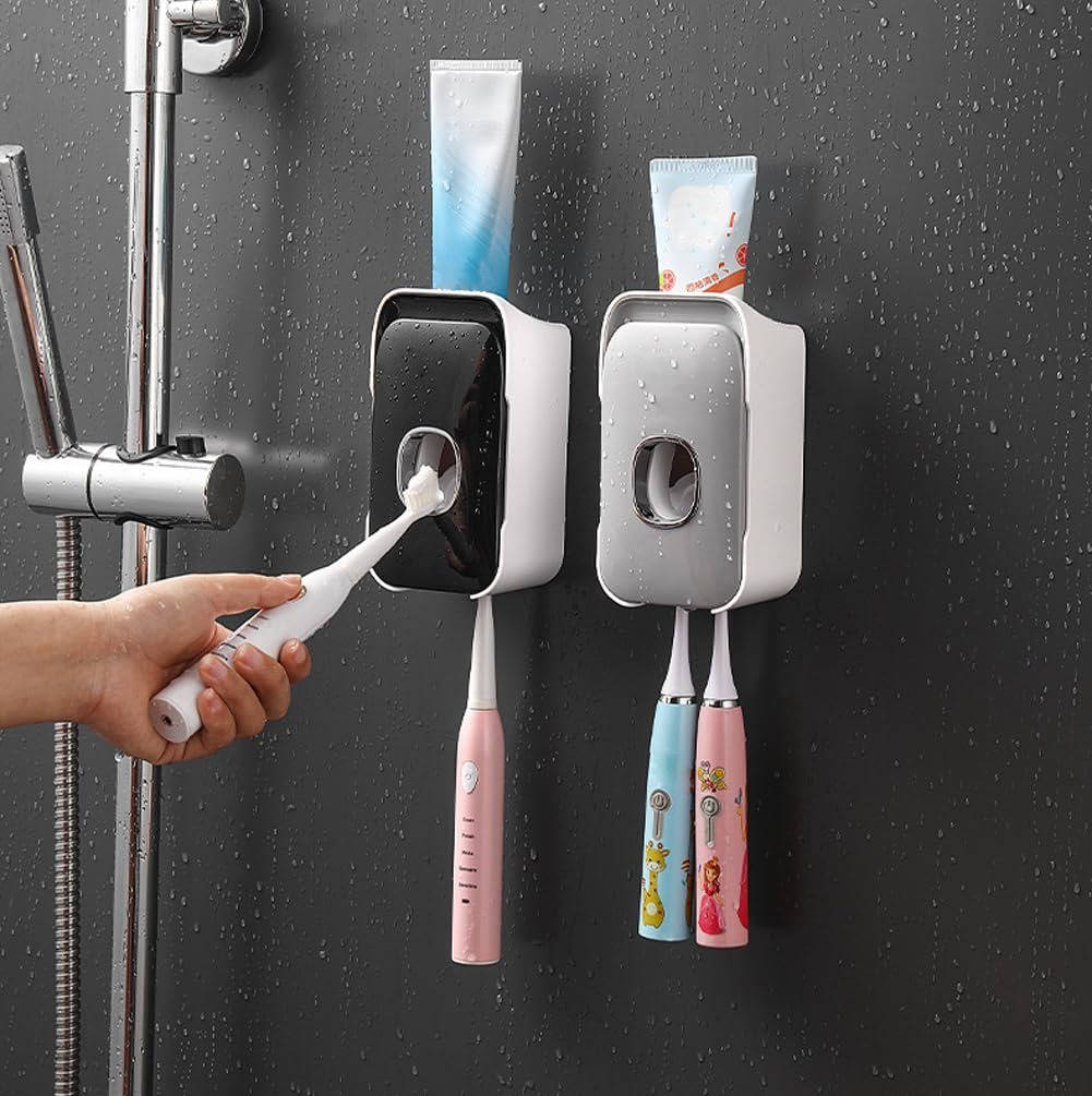 Automatic Wall-Mounted Toothpaste Dispenser – Hands-Free & Hygienic