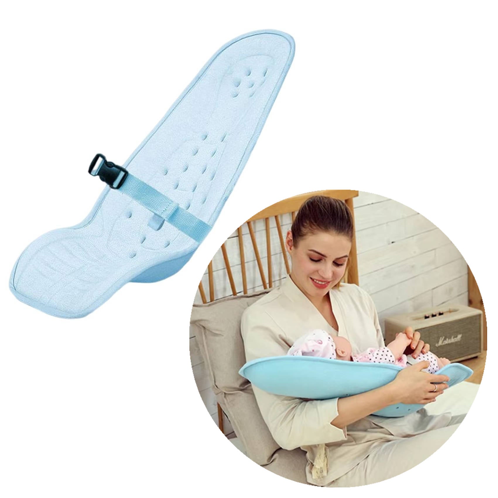 Adjustable Newborn Breastfeeding Pillow – Comfortable Nursing Support