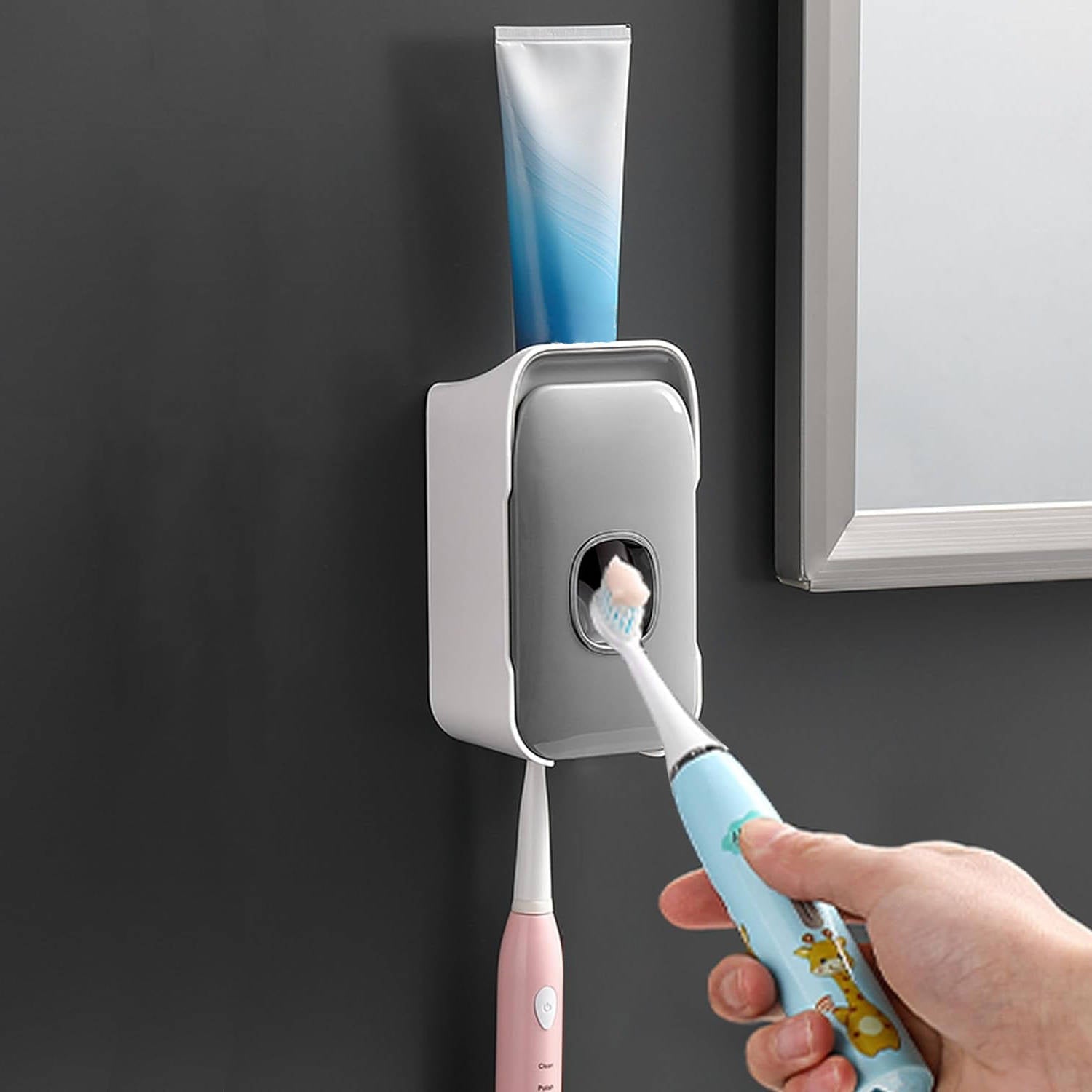 Automatic Wall-Mounted Toothpaste Dispenser – Hands-Free & Hygienic