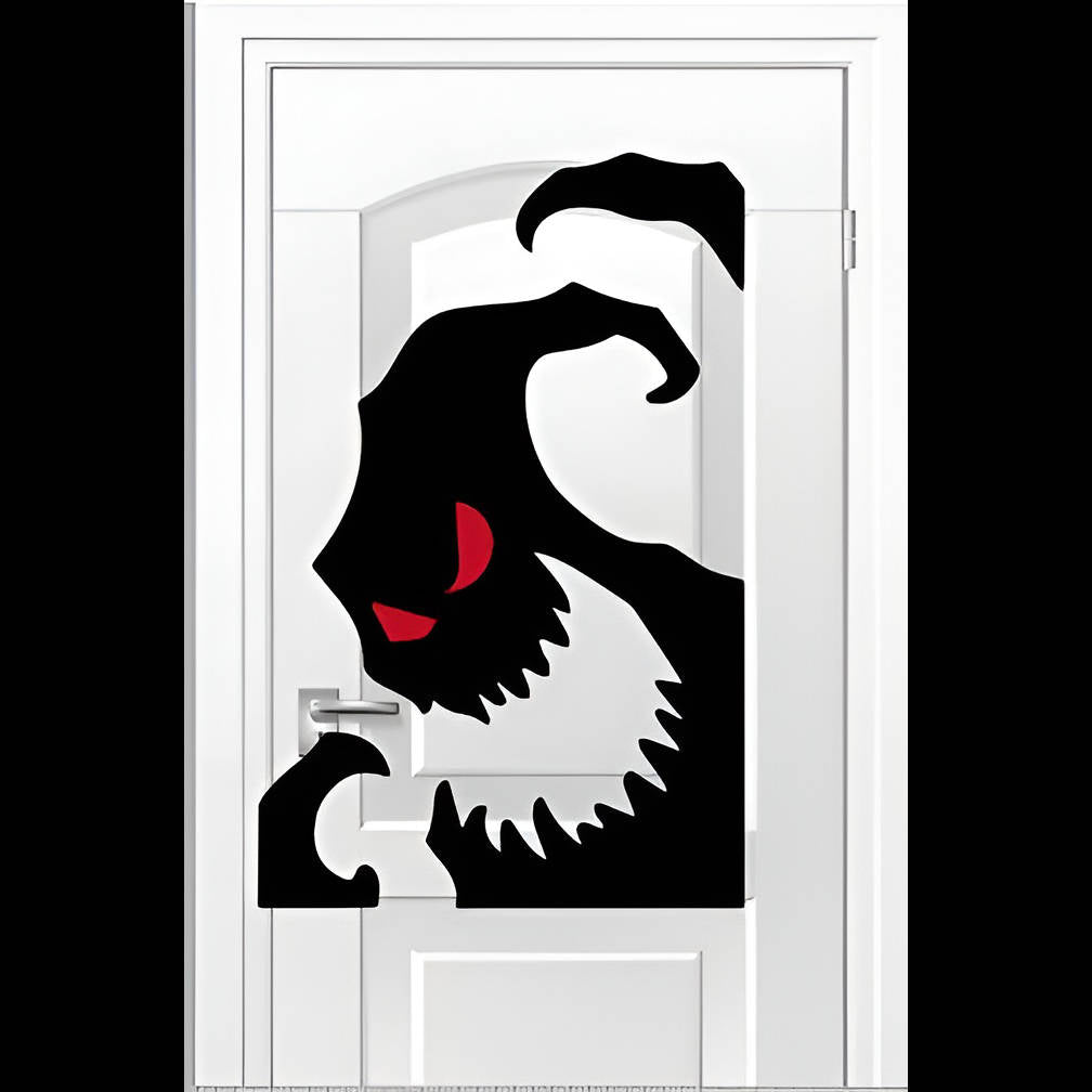 Creepy Window Silhouette Stickers