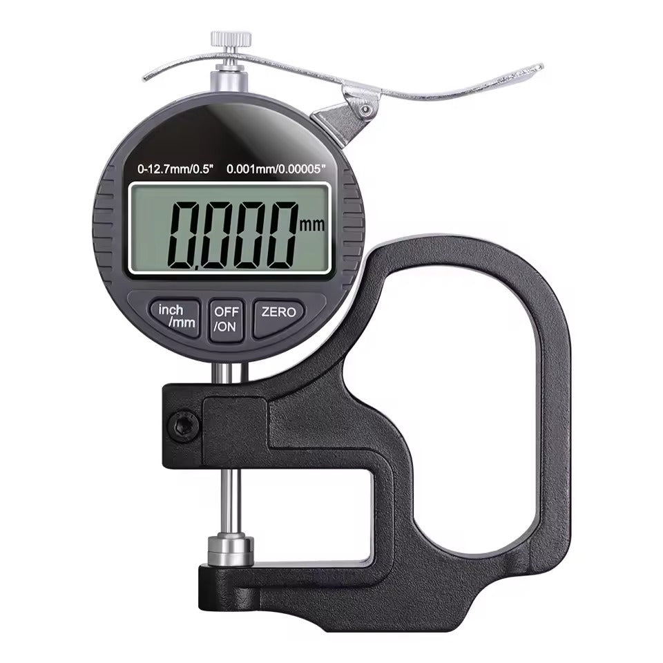 Digital Thickness Gauge – 0.001mm Precision for Paper, Cloth, Metal & More