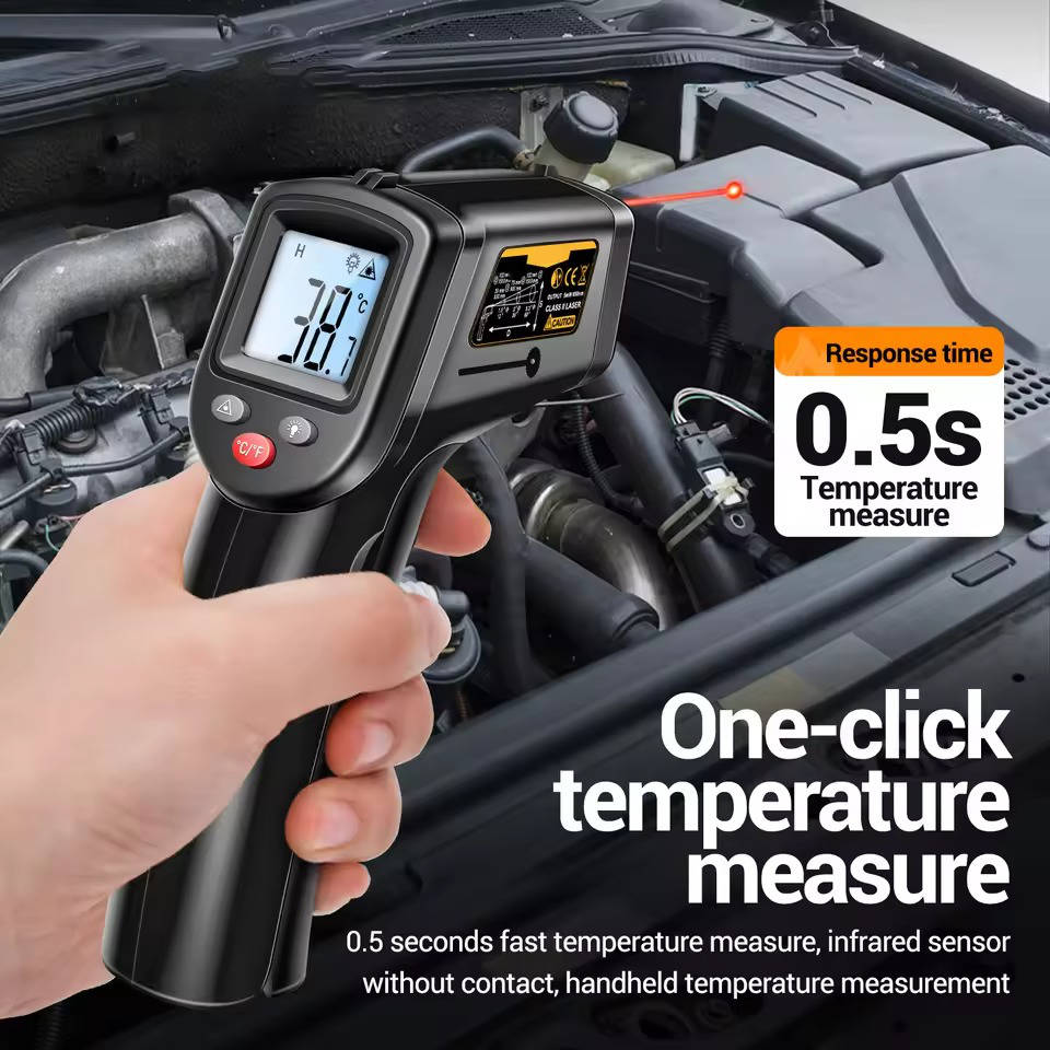 Infrared Laser Thermometer – All-in-One Digital Temperature Gun
