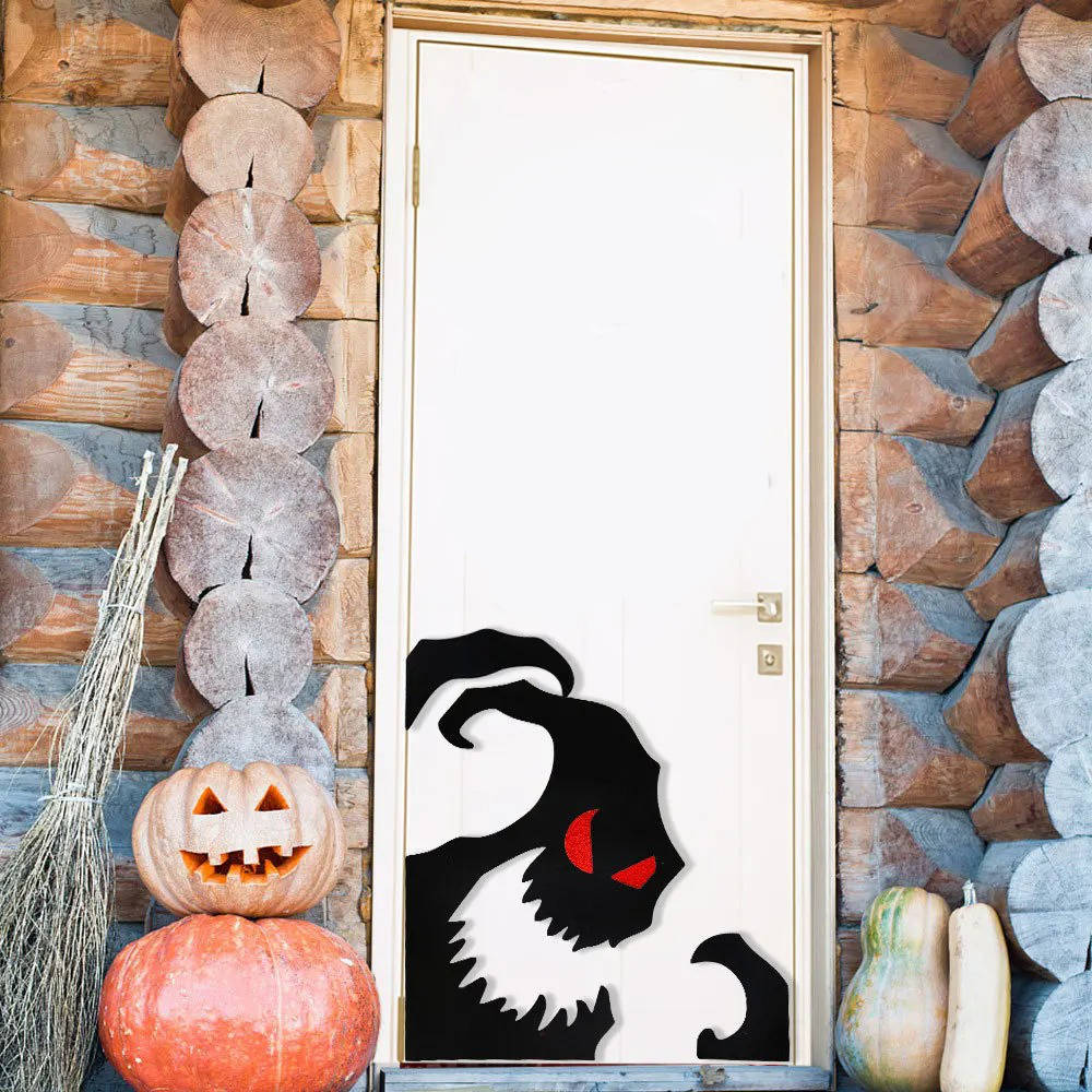 Creepy Window Silhouette Stickers