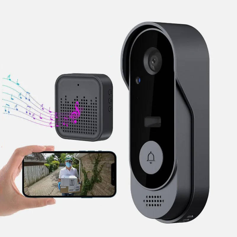 Wireless Smart Video Doorbell – HD, Night Vision, No Subscription