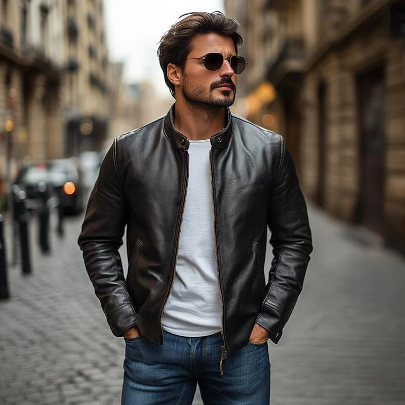 Premium Faux Leather Moto Jacket