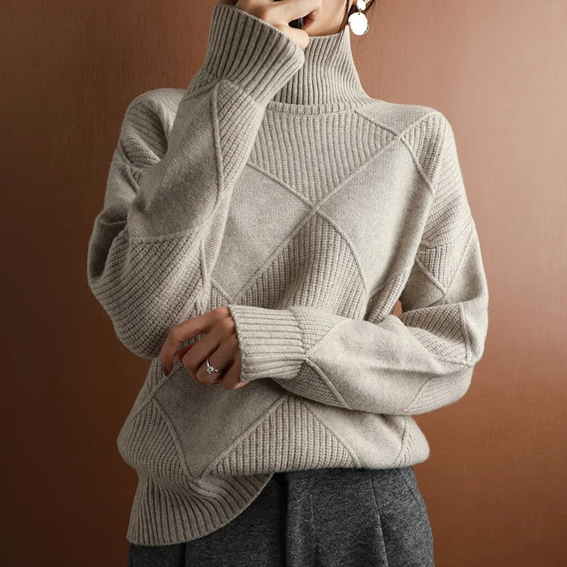 Verona Cashmere Turtleneck