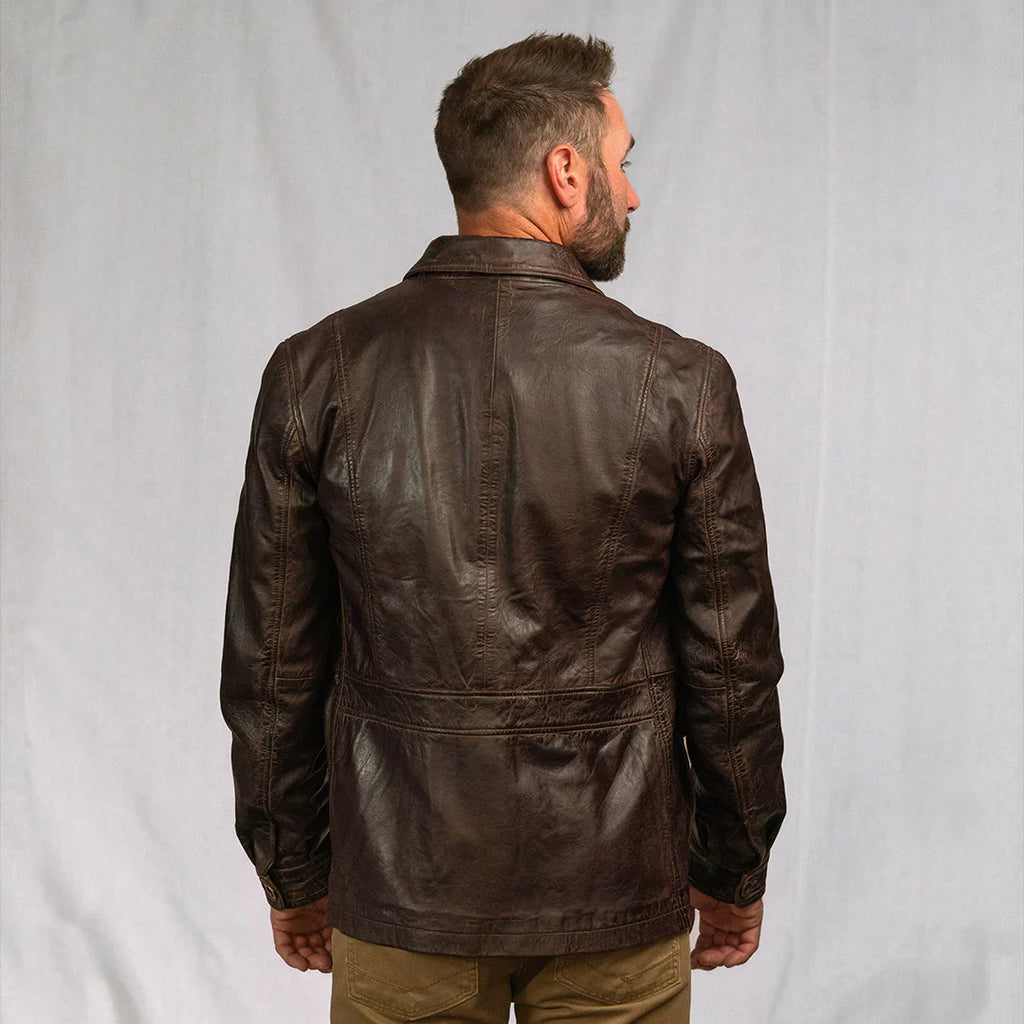Men’s Weston Leather Barn Jacket