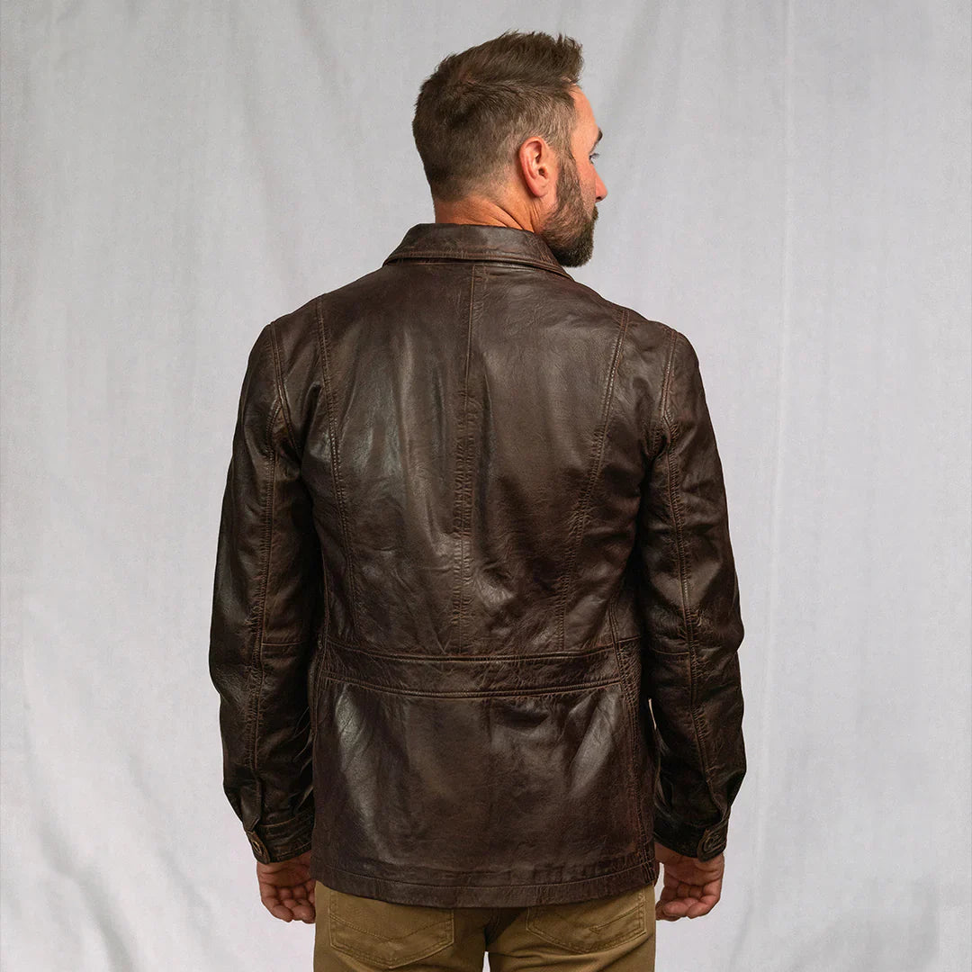 Men’s Weston Leather Barn Jacket