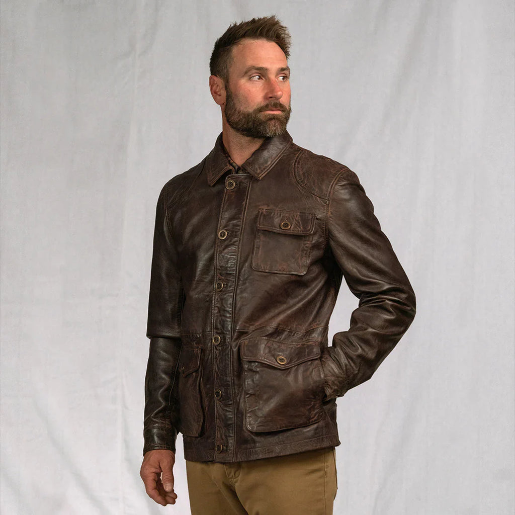 Men’s Weston Leather Barn Jacket
